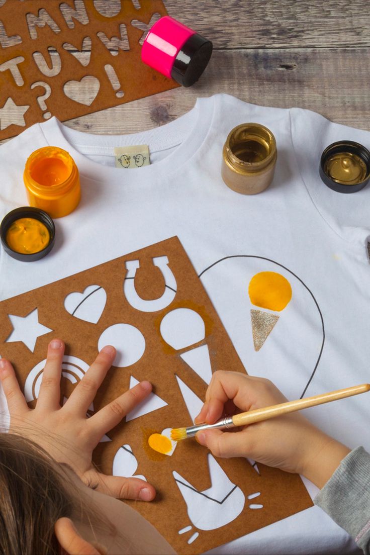 tshirt return gift for birthday party diy tshirt painting