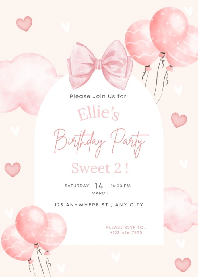 E-invites for birthday party