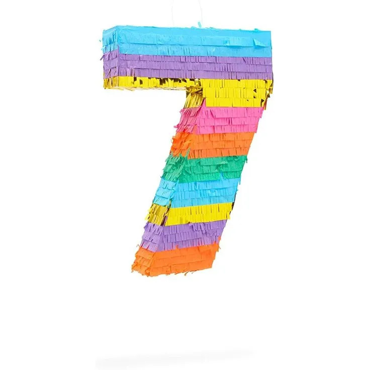 7 number pinata